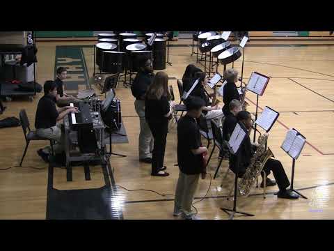 East Cary Middle School Jazz Band performs Gospel Blues on 3/5/2019