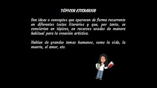 Literatura Fácil Tópicos Literarios