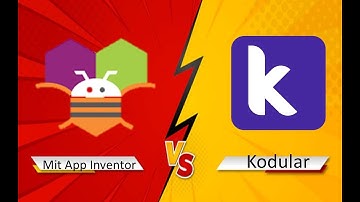 Comparison of Mit App Inventor Or  Kodular | By HighTech