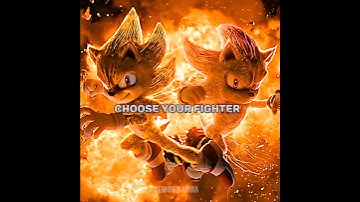 Choose your fighter | Sonic 3 | #sonic #sonic3