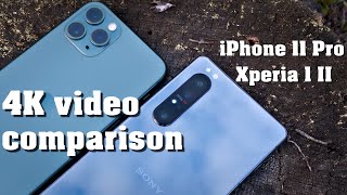 Sony Xperia 1 II vs. iPhone 11 Pro - 4K video comparison
