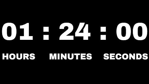 1 Hour and 24 Minute Timer | 84 Minute Timer | (HD) | @TIMER FOR SUCCESS| @ExactTimer