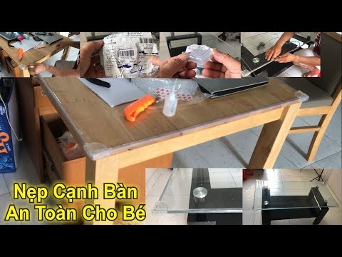Nẹp cạnh bàn an toàn cho bé, Nẹp cạnh bàn bảo vệ trẻ em va chạm vào, nẹp cạnh bàn mua trên Lazada