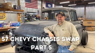 57 Chevy Truck on a Tahoe Chassis Swap Part 5!