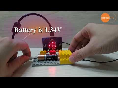 micro:bit + Toy - Voltage meter