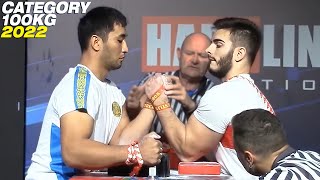 KYDIRGALY ONGARBAYEV | 100 KG LEFT ARM | WORLDARM 2022