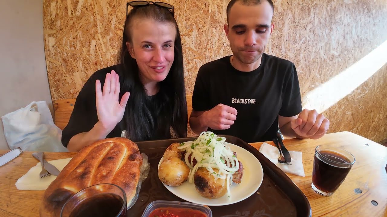 МУКБАНГ ШАШЛЫК / КАРТОФЕЛЬ НА ГРИЛЕ / ЛАВАШ / ОБЖОР/ EATING MUKBANG ASMR АСМР / ЛАЗАРЕВСКОЕ. СОЧИ 먹방