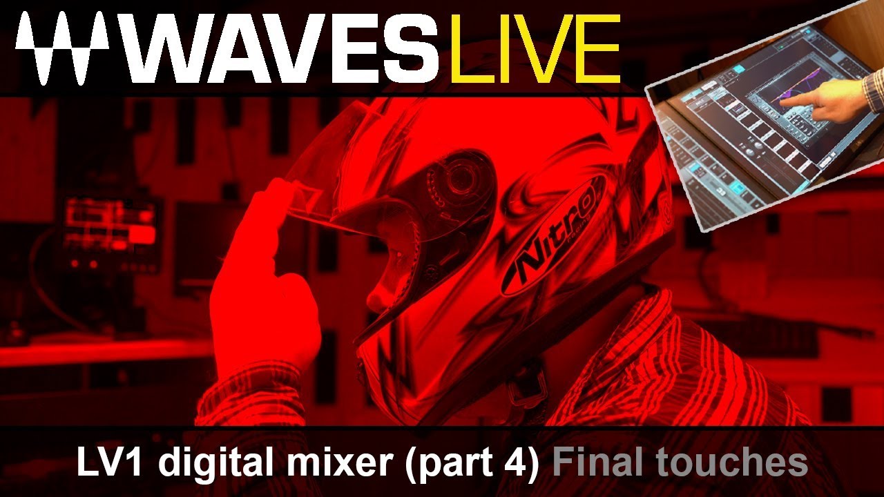 Waves eMotion LV1 digital mixer installation (part 4) Happy New Year :)