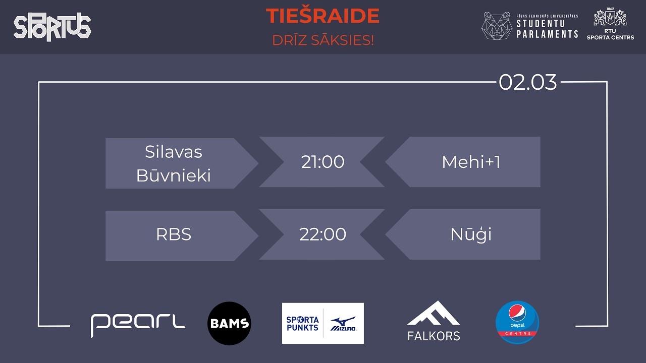 SPORTUS Basketbols (02.03.2026.)