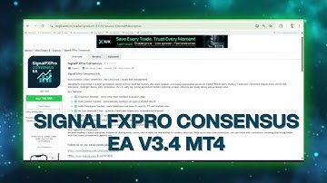 SignalFXPro Consensus EA V3.4 MT4 -Download