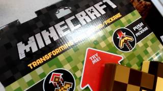 Minecraft Transforming Gold Sword/Pickaxe