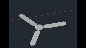 3D fan using AutoCAD