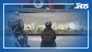 'It's scary,' mourner says of UW student's murder as community stands vigil
