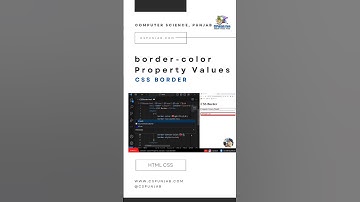 border-color property Values | CSS Border | HTML CSS | CSPunjab.Com - #short #html #23
