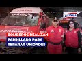 🔴🔵Bomberos realizan parrillada para reparar unidades