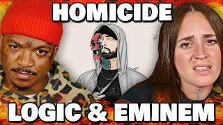 LOGIC KEPT UP!? | Logic & Eminem - HOMICIDE | Reaction