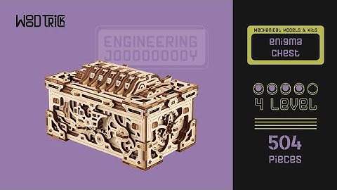 Enigma Chest - WoodTrick instruction 3d puzzle boxes to build