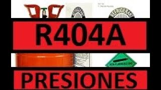 PRESIONES R404A Gas Refrigerante EN REFRIGERACIÓN Y CONGELACIÓN CARACTERÍSTICAS Y REEMPLAZOS