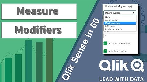 Qlik Sense in 60 - Measure Modifiers