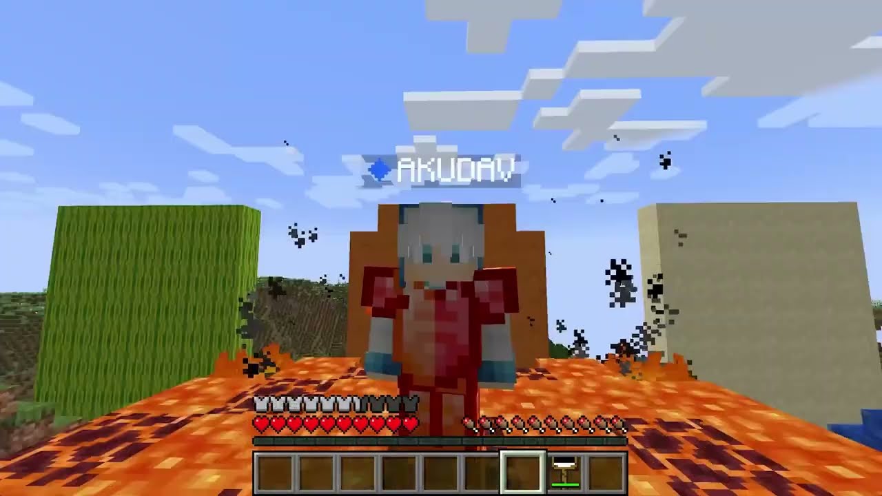 Nyamnyam NAIK TANGGA ELEMEN KEKUATAN DI MINECRAFT!