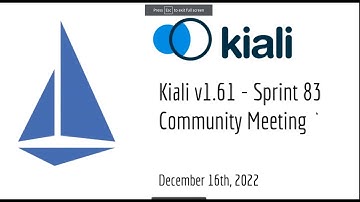 Kiali Sprint 83 Demo [v1.61] - Service mesh management for Istio