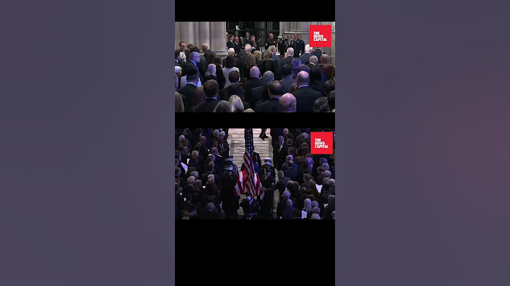 Trump leaves Jimmy Carter funeral after handshake with Obama and Bush
