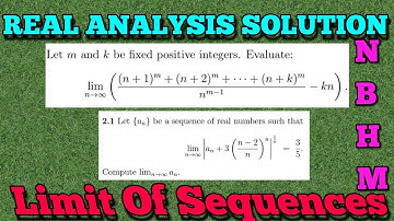 NBHM Phd 2014 - 2016 || Real Analysis Solution || Limit Of Sequence ||
