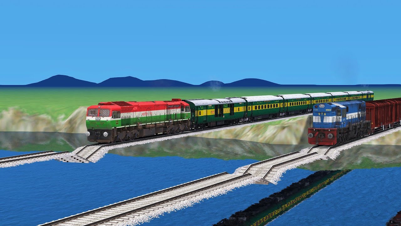 trains-running-on-most-dangerous-risky-railroad-tracks-train