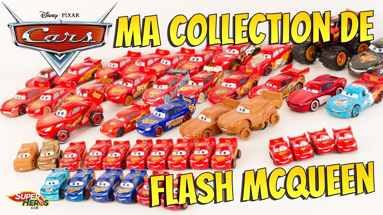 Cars: Ma Collection de Voitures Flash McQueen Super Héros et