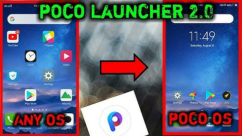 Install Poco launcher 2.0 in any Android phone