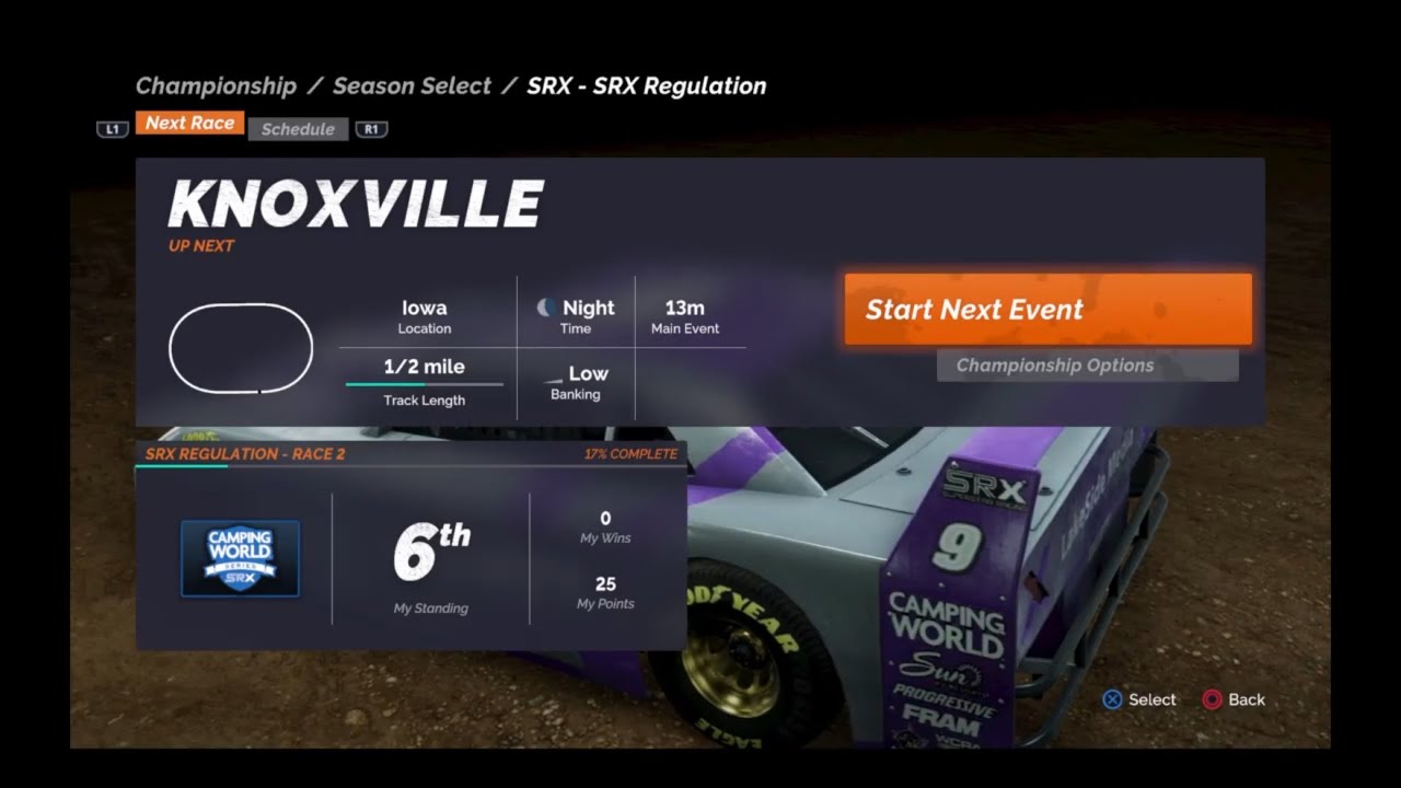 SRX Season Race 2 at Knoxville