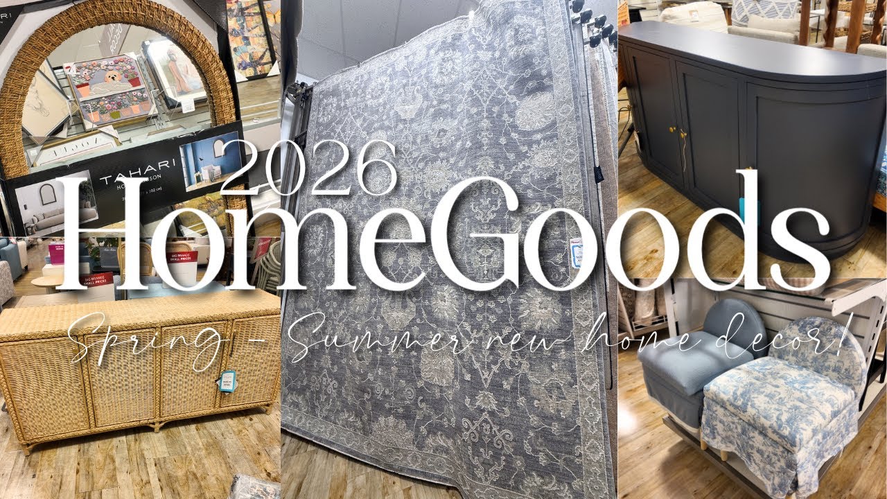 ВЕСНА-ЛЕТО НОВИНКИ ДЕКОРА ДЛЯ ДОМА 2026 ОТ HOMEGOODS \\ ВСЕ НОВИНКИ ДЕКОРА ДЛЯ ДОМА УЖЕ В МАГАЗИНАХ!