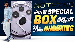 Nothing Phone 3a &amp; 3a Pro Unboxing &amp; First Impressions – A Game Changer? || In Telugu ||