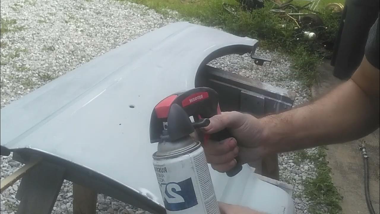 ReviewRust O Leum Poor man's Comfort Grip spray gun attachment for aerosol can! YouTube