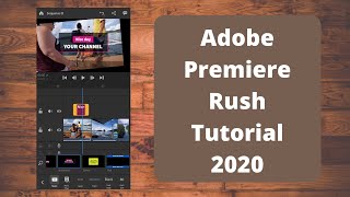 Adobe premiere rush is an app for windows, macos, ios, and android.
the video covers tutorial android ios. we will cover most of ...