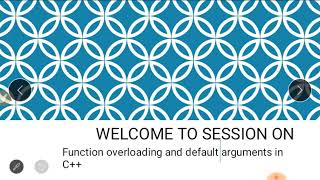 What_is_function_overloading | default_arguments in C++(English)|Easy language tutorial with program