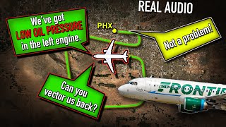 FRONTIER AIRBUS A320neo EMERGENCY RETURN to Phoenix. REAL ATC We Ve Got An Engine Fire Frontier Airbus A320neo Returns To Phoenix Sky Harbor Real Atc