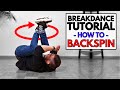 How to backspin  breakdance beginner tutorial  tips