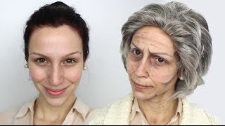 Maquillage de vieillissement théâtral