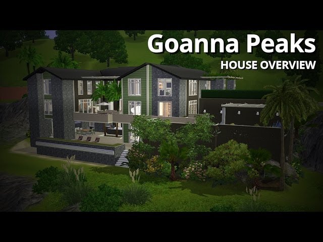 The Sims 3 House Overview - Goanna Peaks (Let's Build House)