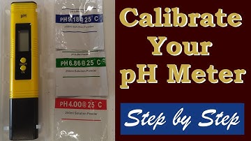 How to calibrate a pH meter | step by step