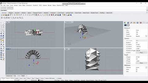 Omega motion of worm like origami in Grasshopper3D
