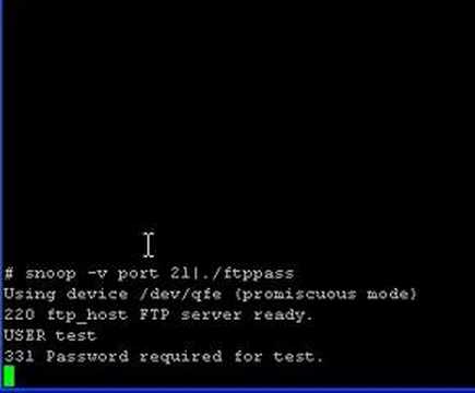 How Simple Is FTP Password Snooping?