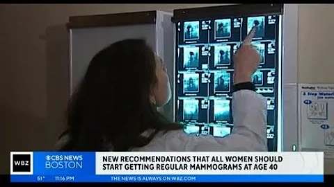 New recommendations that all women get regular mammograms starting at 40