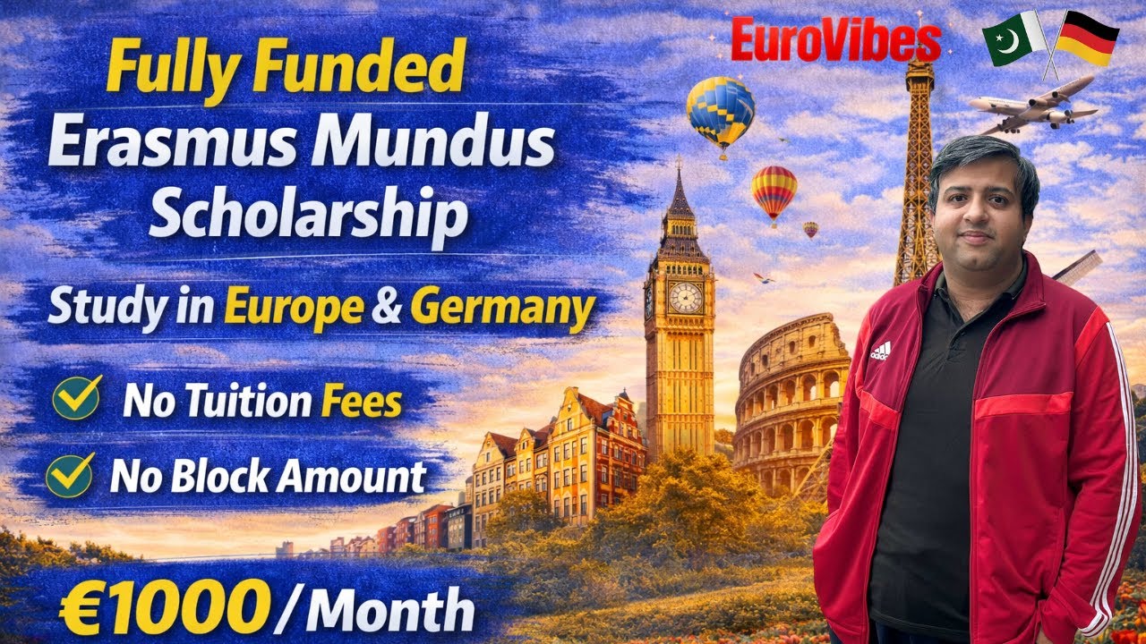 Fully Funded Erasmus Mundus Scholarship Study in Europe & Germany
