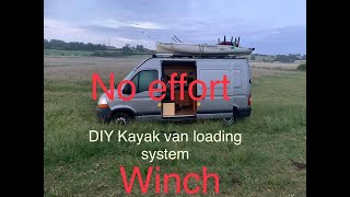 DIY Kayak Van Loading winch Hobie Outback