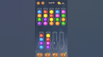 Color Ball Sorting Puzzle Game🧩 Level 91 #challenge #games #colorball #sorts