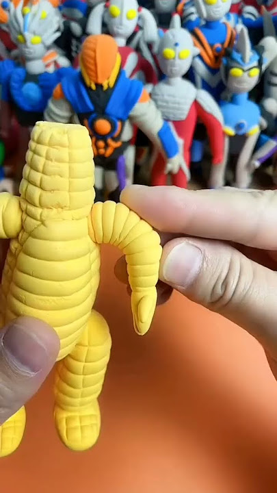 How to Make Crazy #Ultraman Monster Red king 🔥 #DIY  #clay