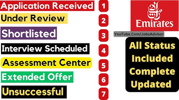 All Emirates Airline Application Status Meaning In One Video