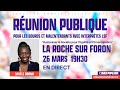 EN DIRECT - Réunion publique en langue des signes française avec D. Obono à La Roche-sur-Foron